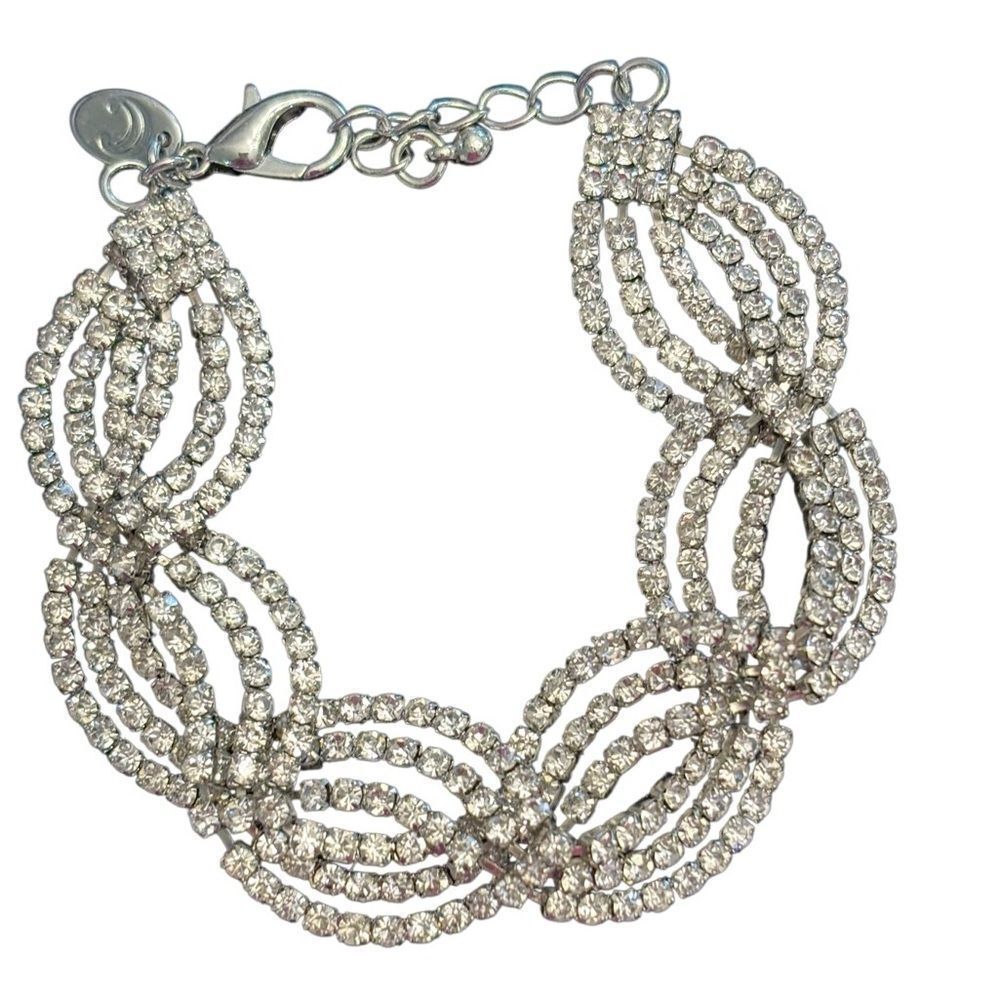 Rhinestone Vintage Bracelet Adjustable